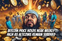 Bitcoin price holds near weekly high as altcoins remain subdued