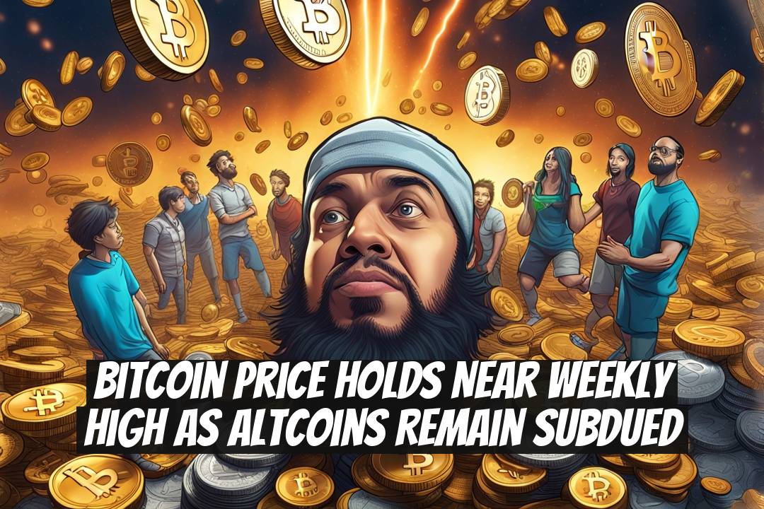 Bitcoin price holds near weekly high as altcoins remain subdued