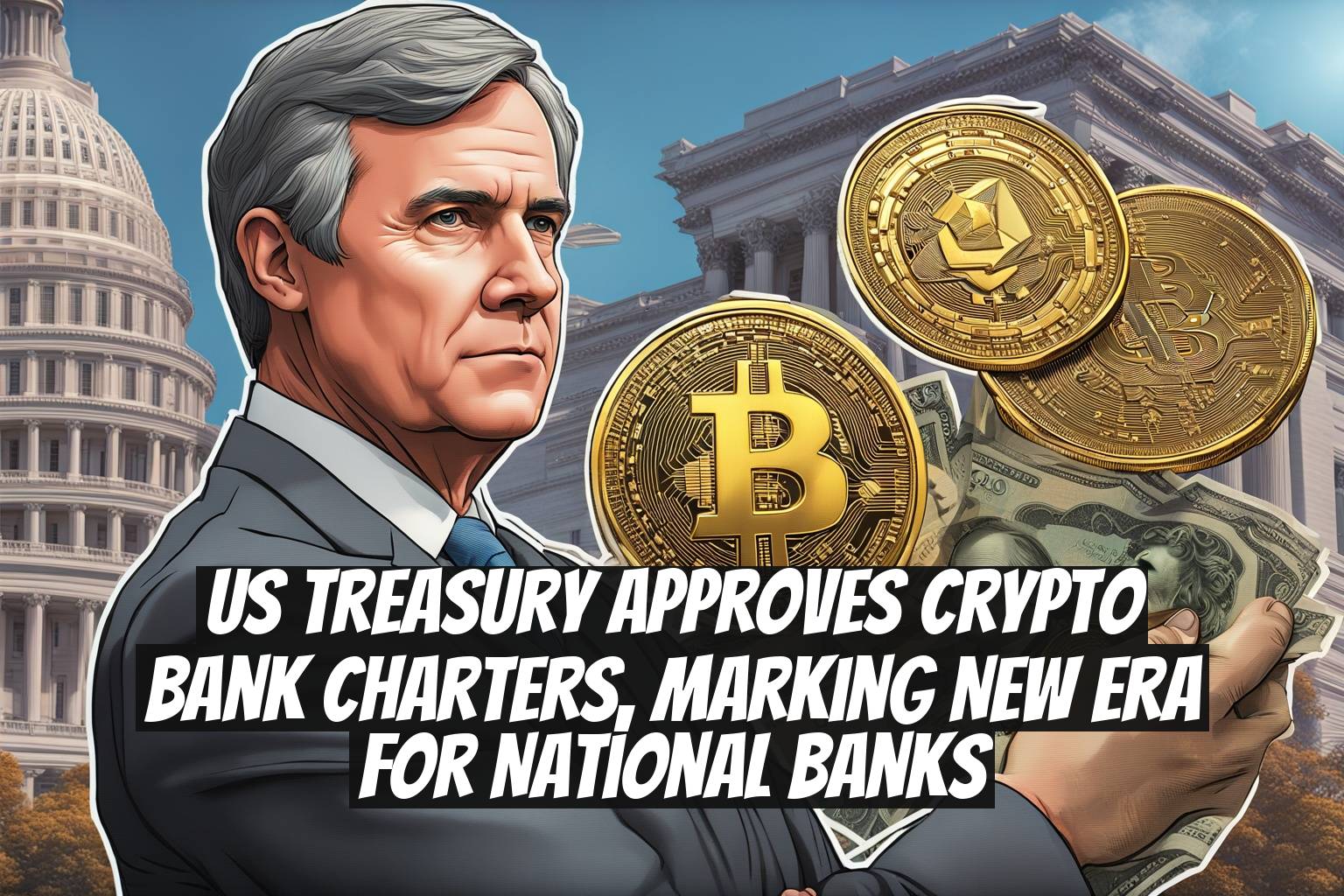US Treasury Approves Crypto Bank Charters, Marking New Era for National Banks