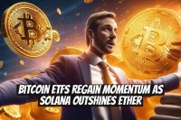 Bitcoin ETFs Regain Momentum as Solana Outshines Ether