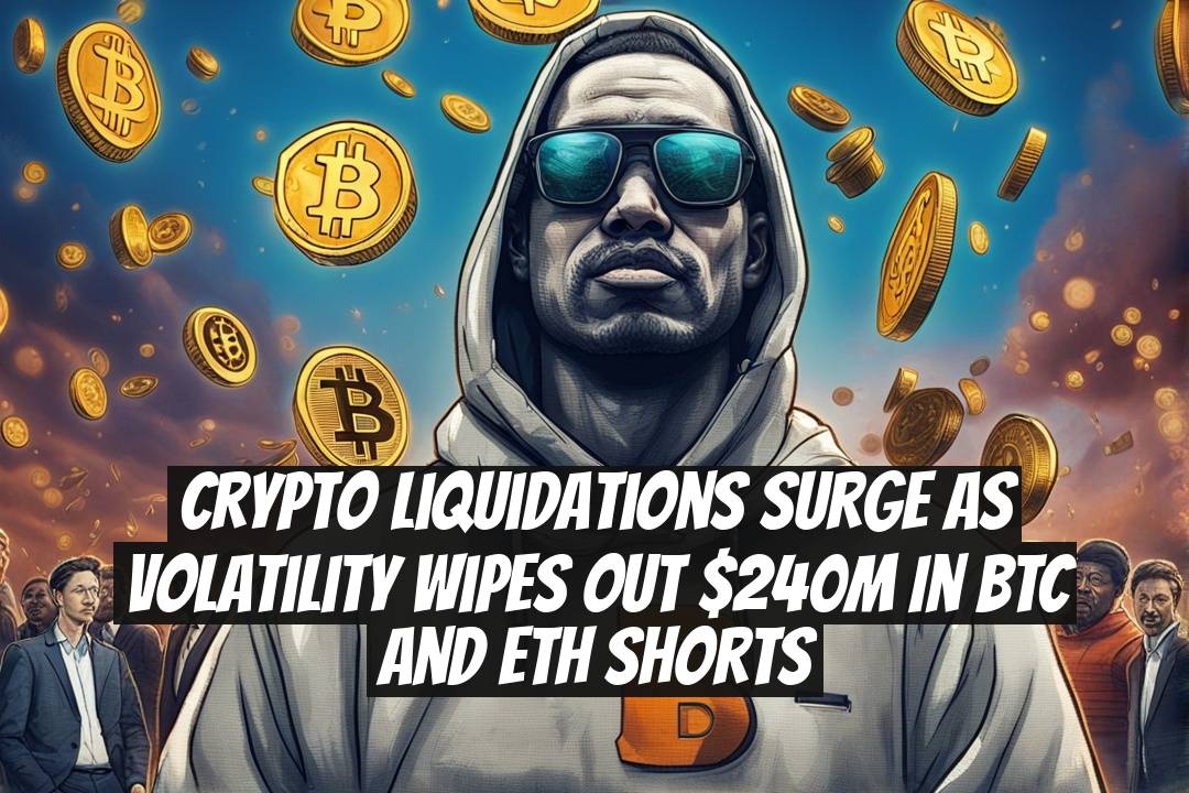 Crypto liquidations surge as volatility wipes out $240M in BTC and ETH shorts