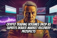 Crypto Trading Volumes Drop as Experts Debate Market Recovery Prospects