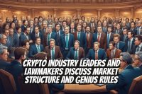 Crypto industry leaders and lawmakers discuss market structure and GENIUS rules