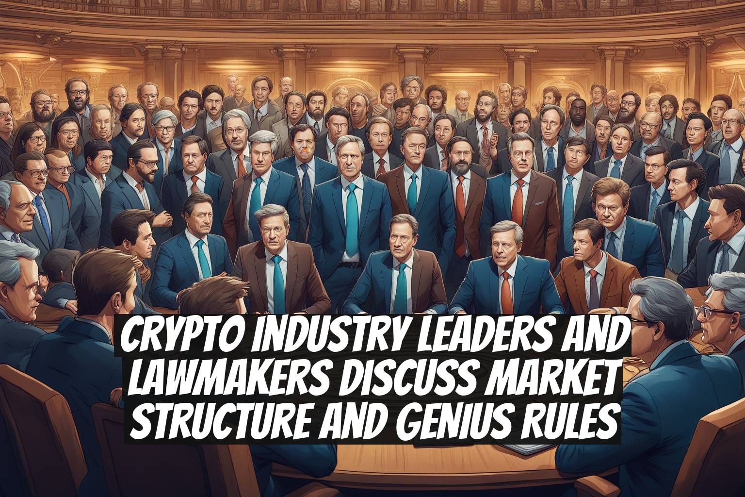 Crypto industry leaders and lawmakers discuss market structure and GENIUS rules