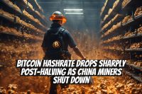 Bitcoin hashrate drops sharply post-halving as China miners shut down