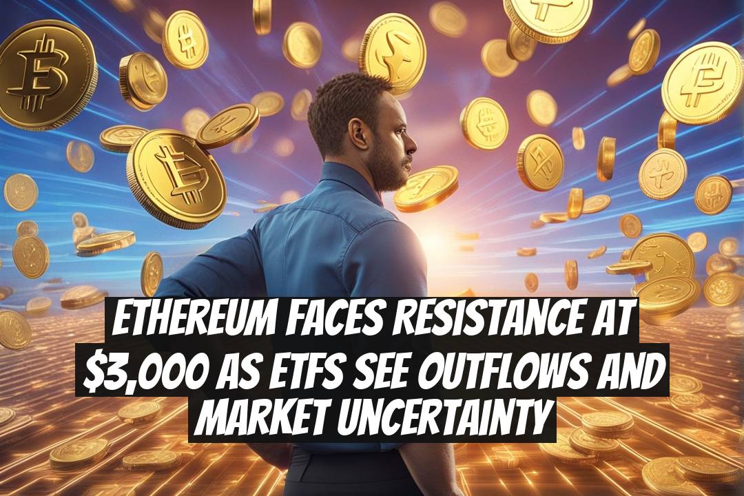 Ethereum Faces Resistance at $3,000 as ETFs See Outflows and Market Uncertainty
