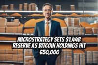 MicroStrategy sets $1.44B reserve as Bitcoin holdings hit 650,000