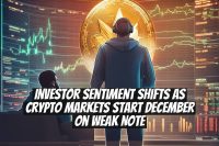 Investor Sentiment Shifts as Crypto Markets Start December on Weak Note