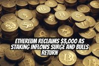 Ethereum reclaims $3,000 as staking inflows surge and bulls return