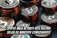 Crypto M&A Activity Hits Record $8.6B as Industry Consolidates
