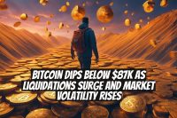 Bitcoin dips below $87K as liquidations surge and market volatility rises