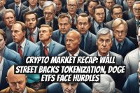 Crypto Market Recap: Wall Street Backs Tokenization, DOGE ETFs Face Hurdles