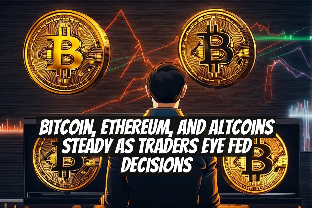 Bitcoin, Ethereum, and Altcoins Steady as Traders Eye Fed Decisions