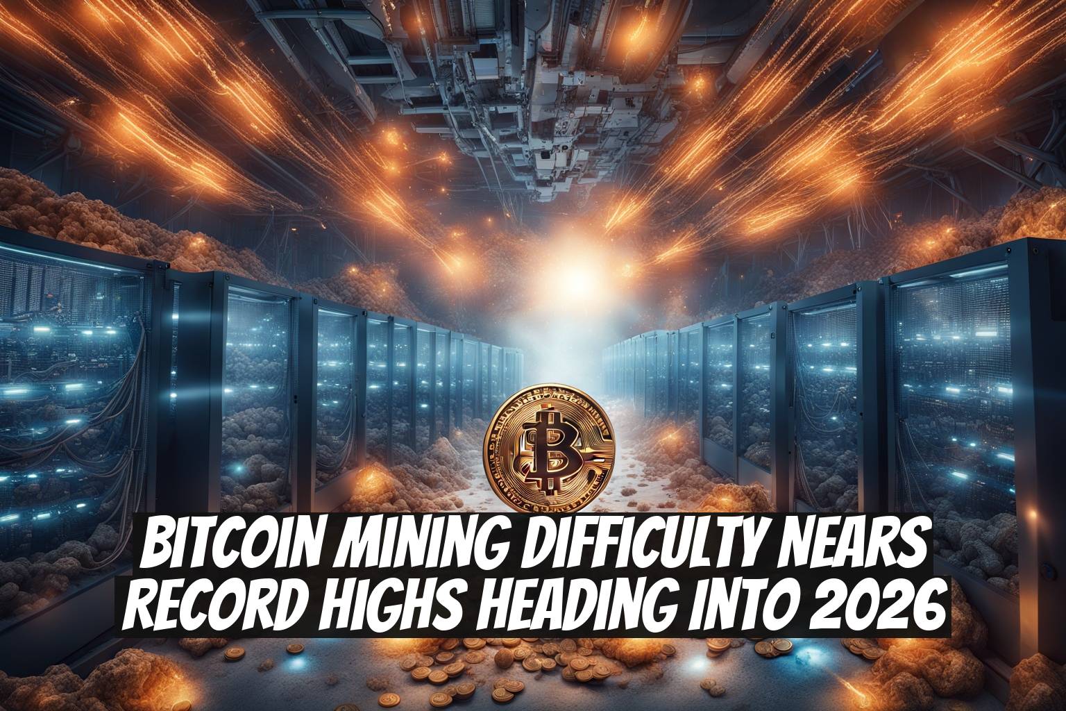 Bitcoin mining difficulty nears record highs heading into 2026