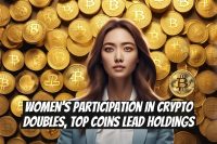Women’s Participation in Crypto Doubles, Top Coins Lead Holdings