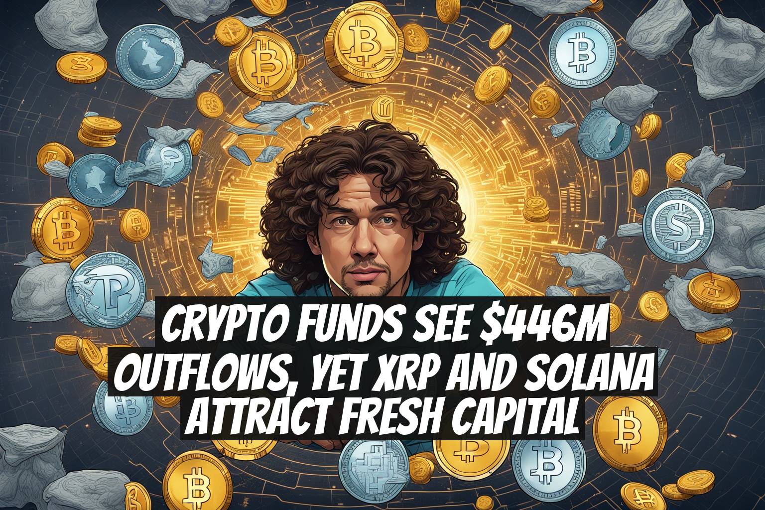 Crypto Funds See $446M Outflows, Yet XRP and Solana Attract Fresh Capital