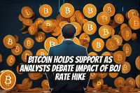 Bitcoin Holds Support as Analysts Debate Impact of BOJ Rate Hike