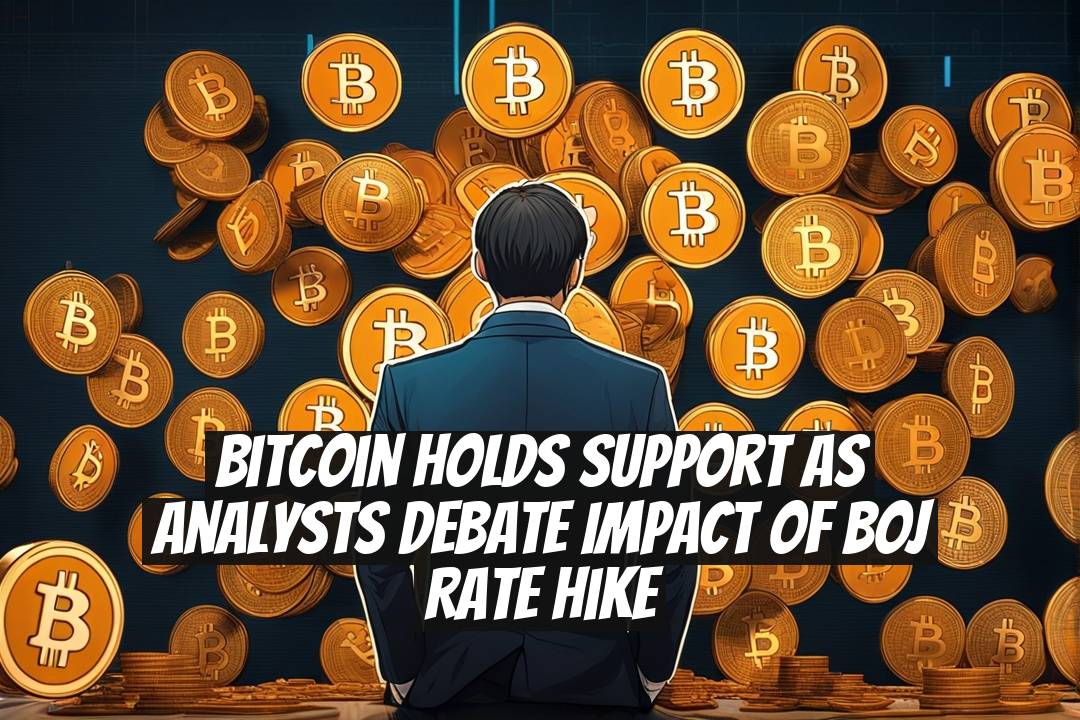 Bitcoin Holds Support as Analysts Debate Impact of BOJ Rate Hike