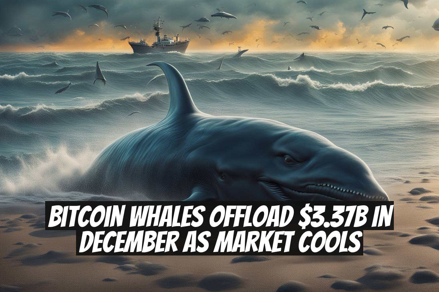 Bitcoin Whales Offload $3.37B in December as Market Cools