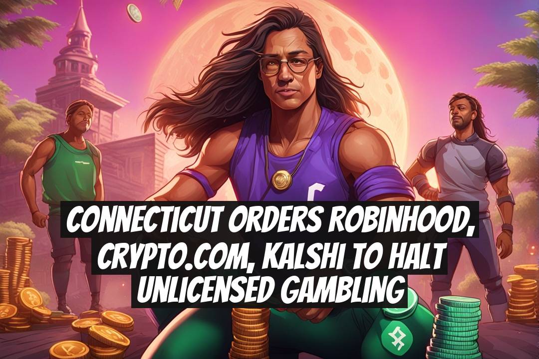 Connecticut Orders Robinhood, Crypto.com, Kalshi to Halt Unlicensed Gambling