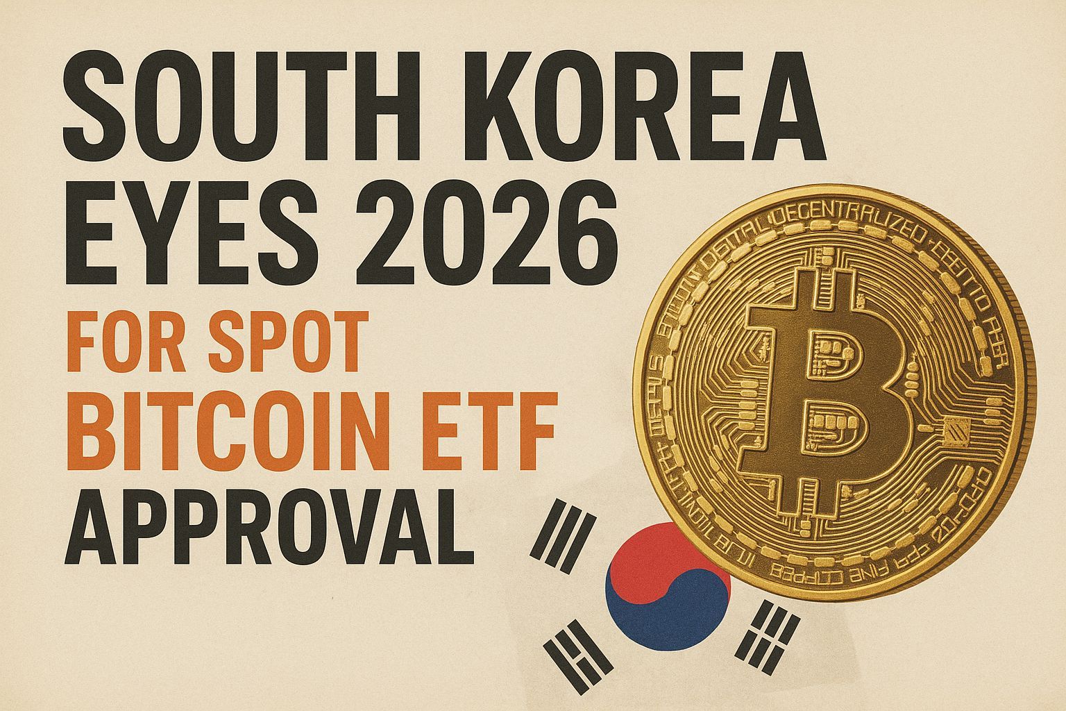 South Korea Eyes 2026 for Spot Bitcoin ETF Approval and Growth
