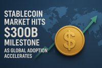 Stablecoin Market Hits $300B Milestone as Global Adoption Accelerates