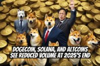 Dogecoin, Solana, and Altcoins See Reduced Volume at 2025’s End