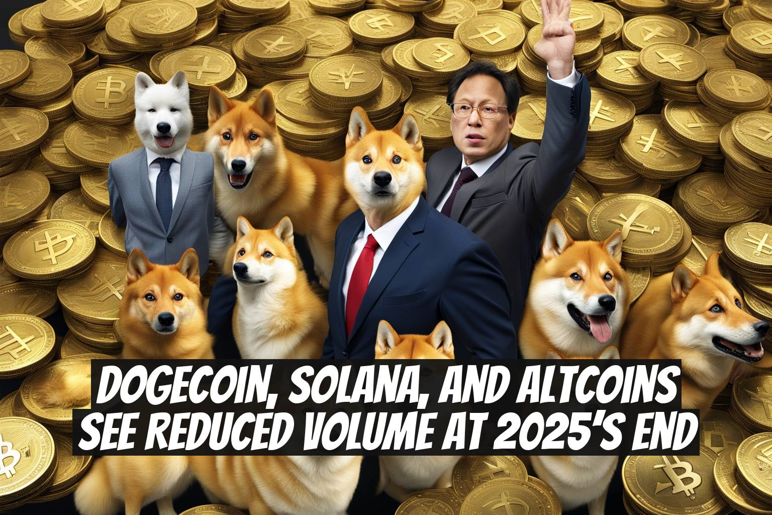 Dogecoin, Solana, and Altcoins See Reduced Volume at 2025’s End