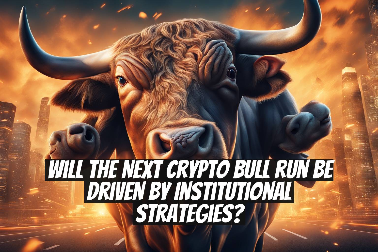 Will the next crypto bull run be driven by institutional strategies?