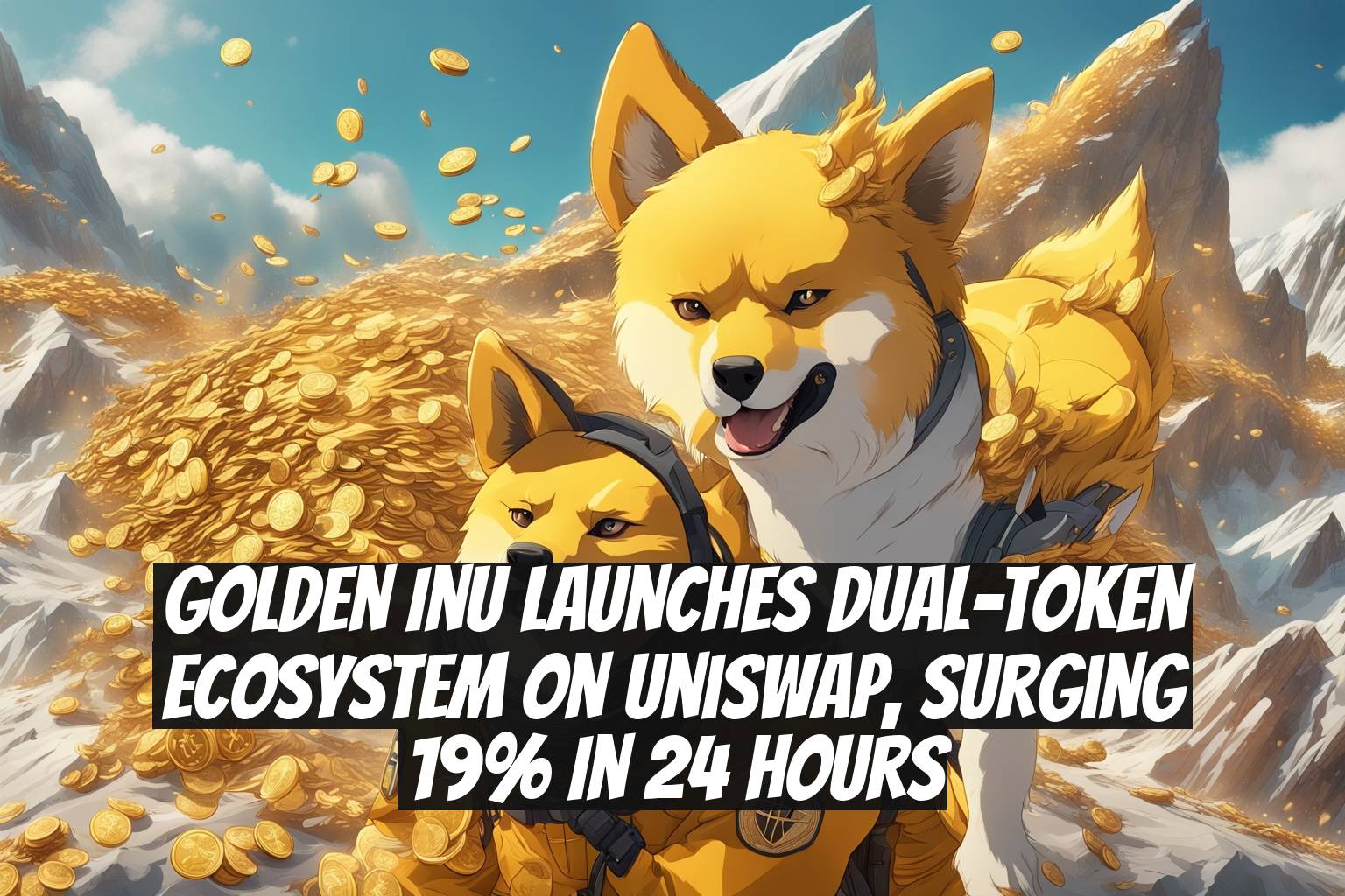 Golden Inu Launches Dual-Token Ecosystem on Uniswap, Surging 19% in 24 Hours