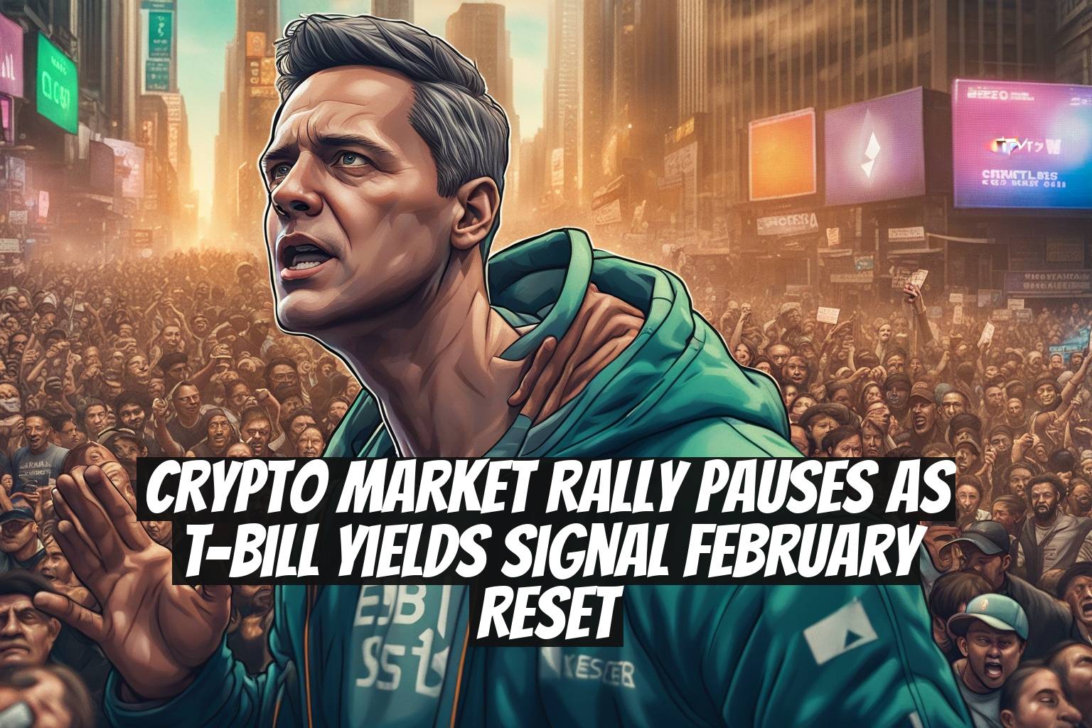 Crypto Market Rally Pauses as T-Bill Yields Signal February Reset