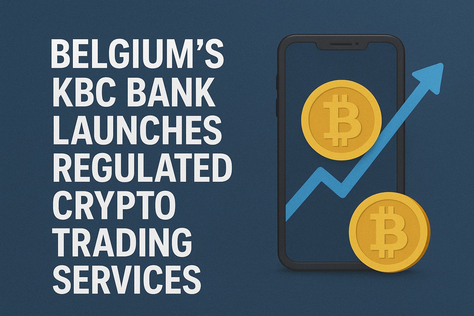 Belgium’s KBC Bank launches regulated crypto trading services