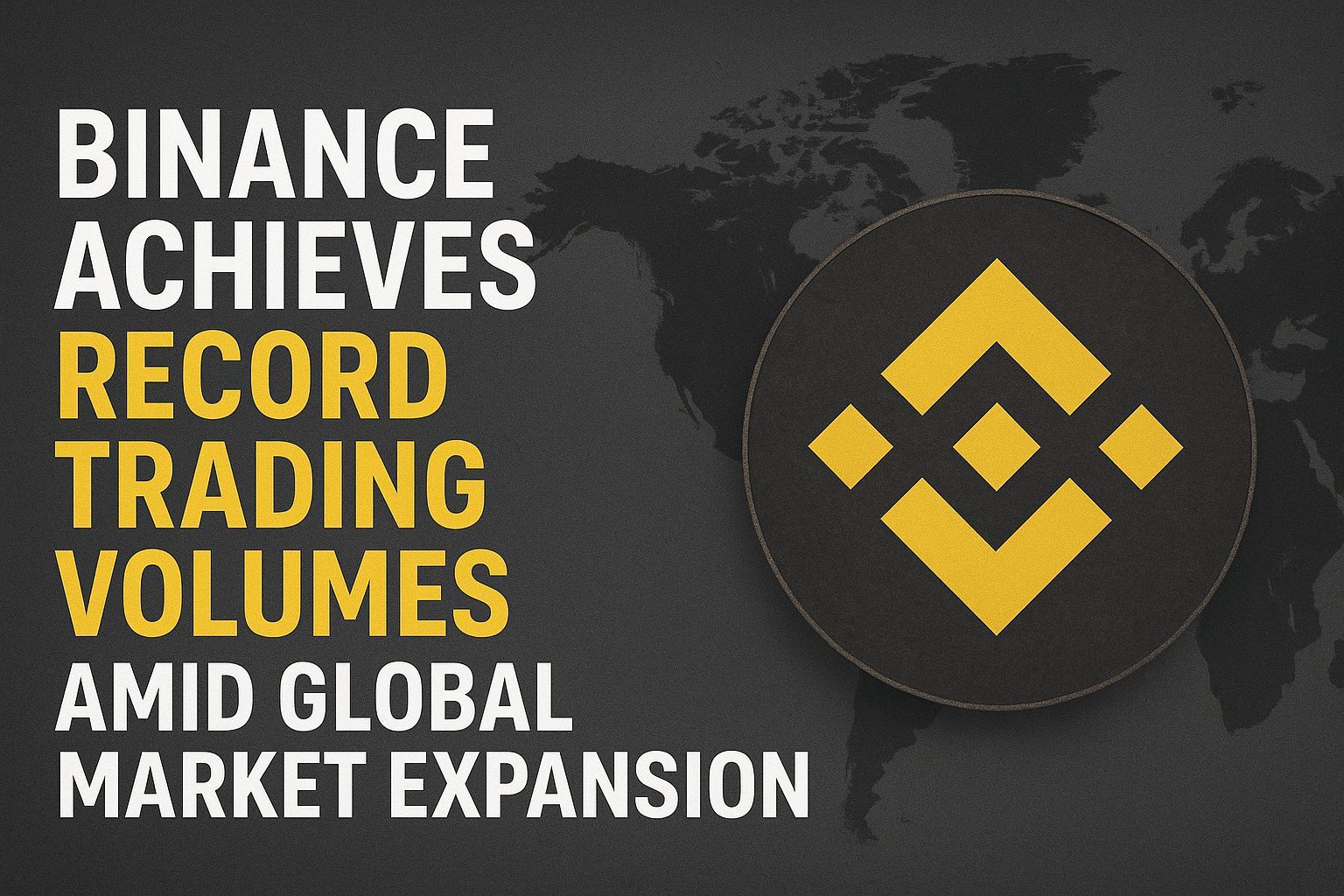 Binance Achieves Record Trading Volumes Amid Global Market Expansion