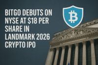 BitGo debuts on NYSE at $18 per share in landmark 2026 crypto IPO