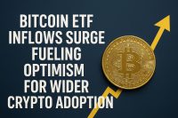 Bitcoin ETF inflows surge, fueling optimism for wider crypto adoption
