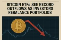Bitcoin ETFs See Record Outflows as Investors Rebalance Portfolios