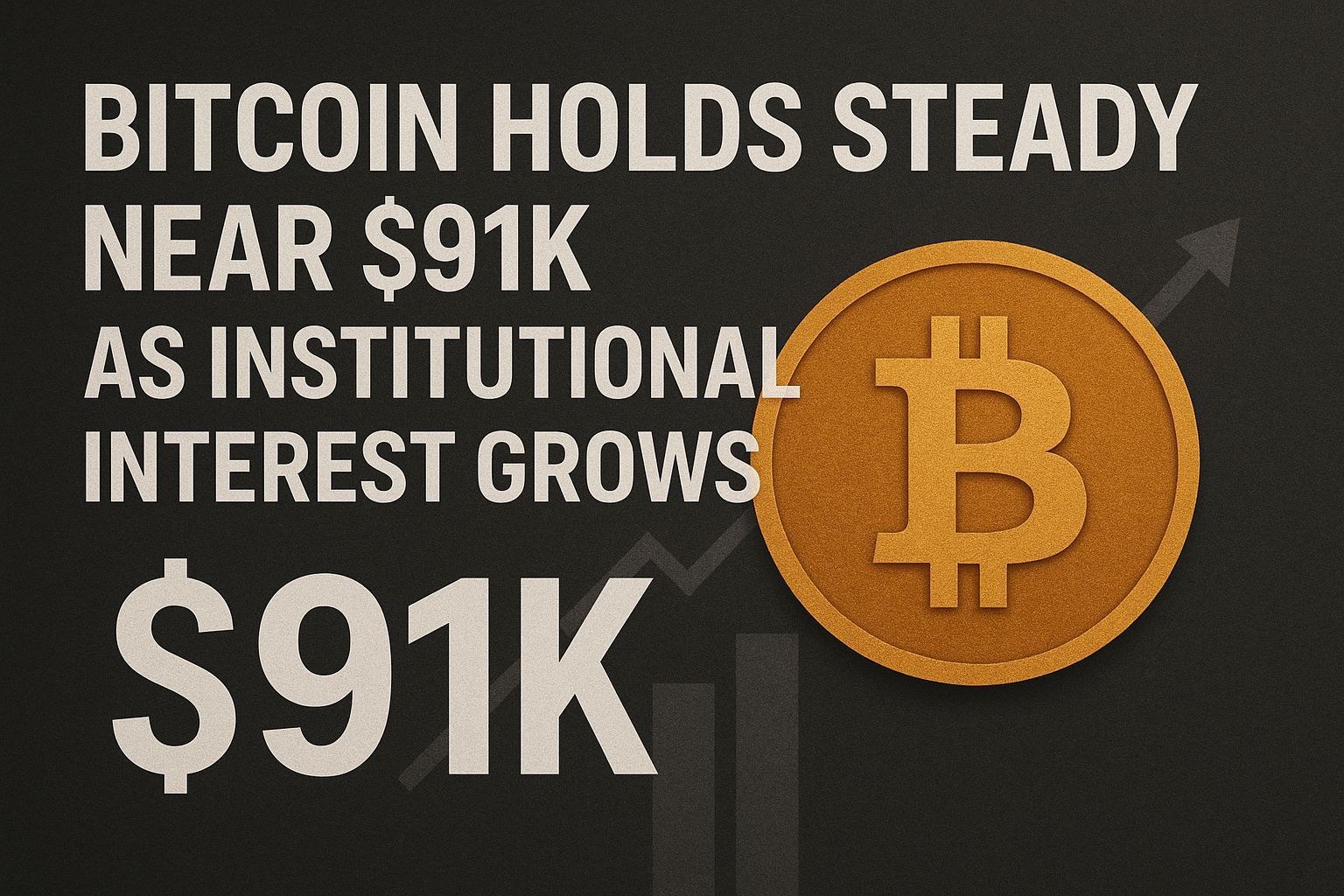 Bitcoin Holds Steady Near $91K as Institutional Interest Grows