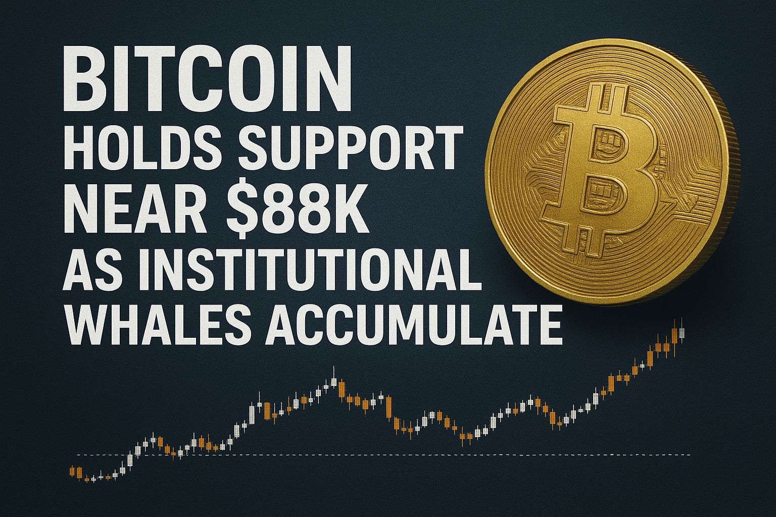 Bitcoin Holds Support Near $88K as Institutional Whales Accumulate