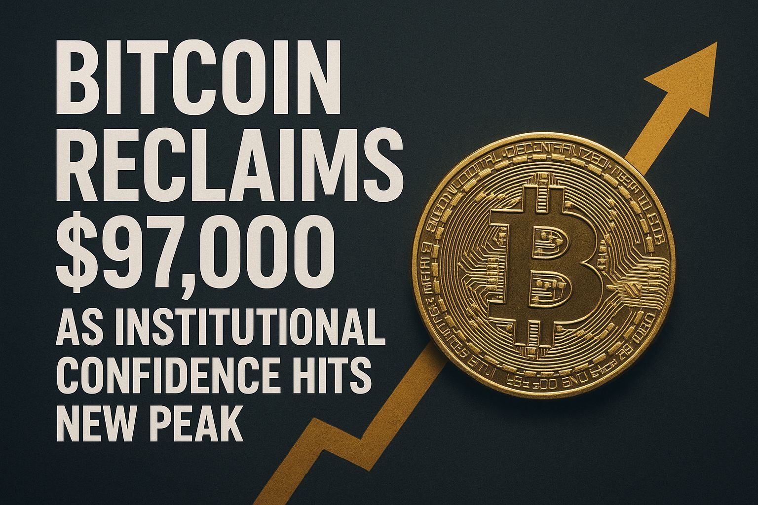 Bitcoin Reclaims $97,000 as Institutional Confidence Hits New Peak