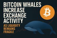 Bitcoin Whales Increase Exchange Activity as Liquidity Remains Fragile