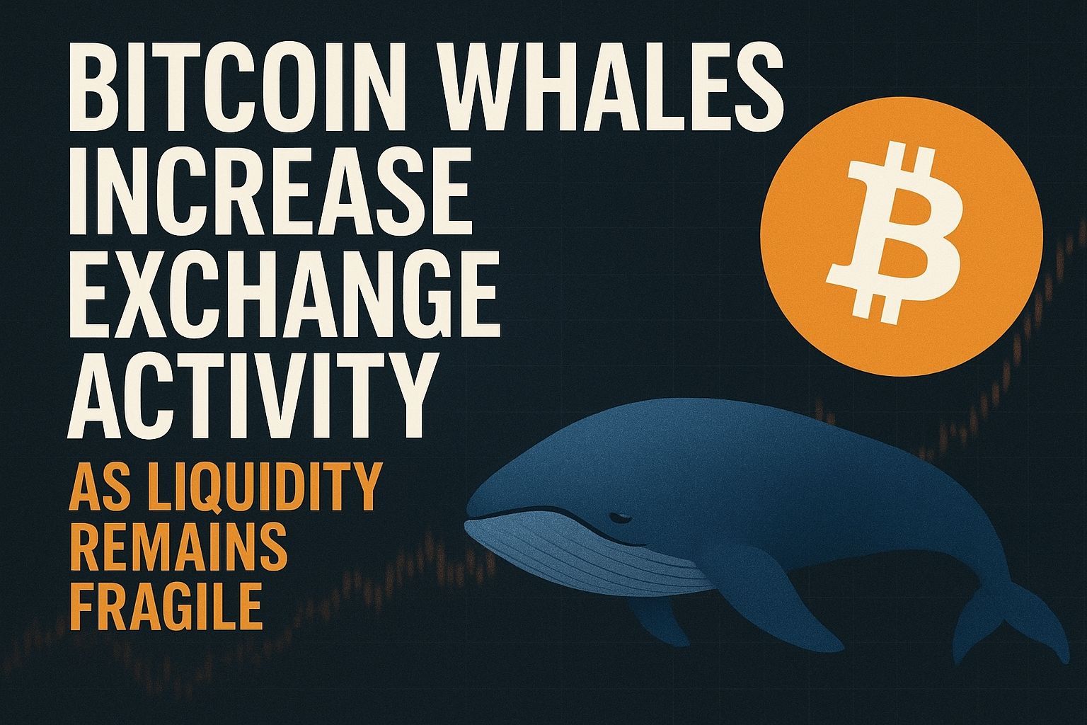 Bitcoin Whales Increase Exchange Activity as Liquidity Remains Fragile
