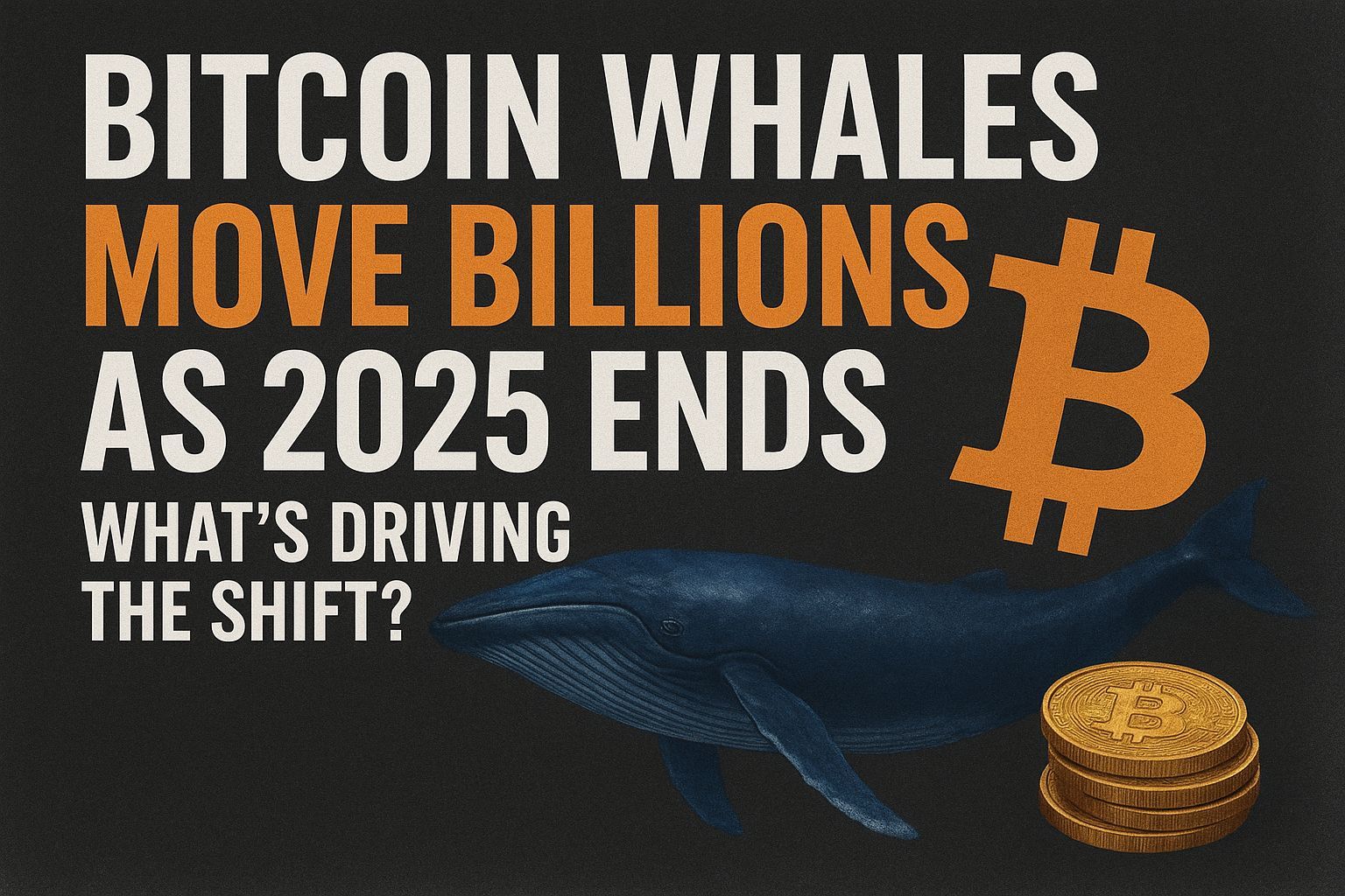Bitcoin Whales Move Billions as 2025 Ends—What’s Driving the Shift?