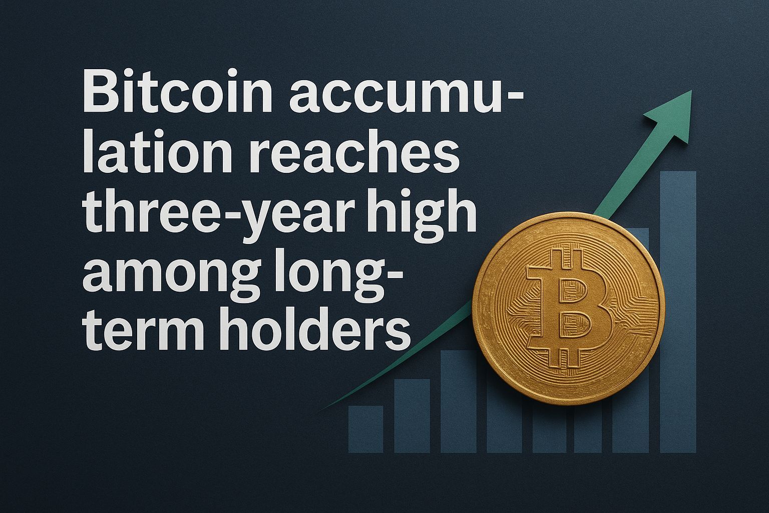 Bitcoin accumulation reaches three-year high among long-term holders