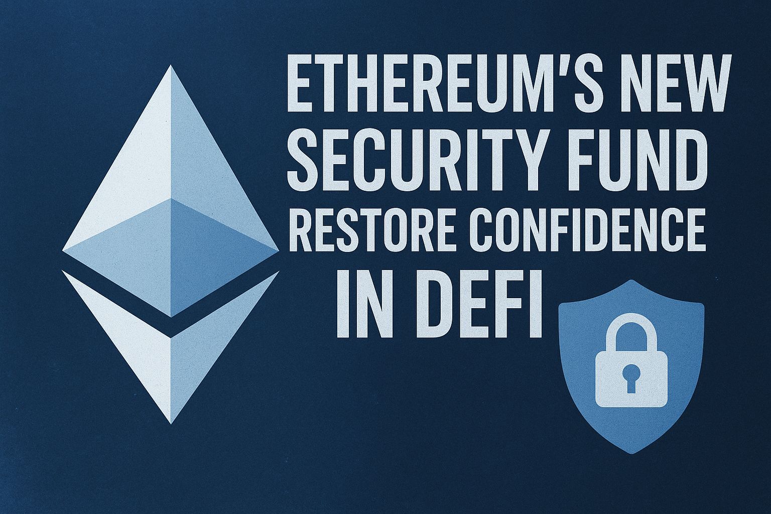 Can Ethereum’s New Security Fund Restore Confidence in DeFi?