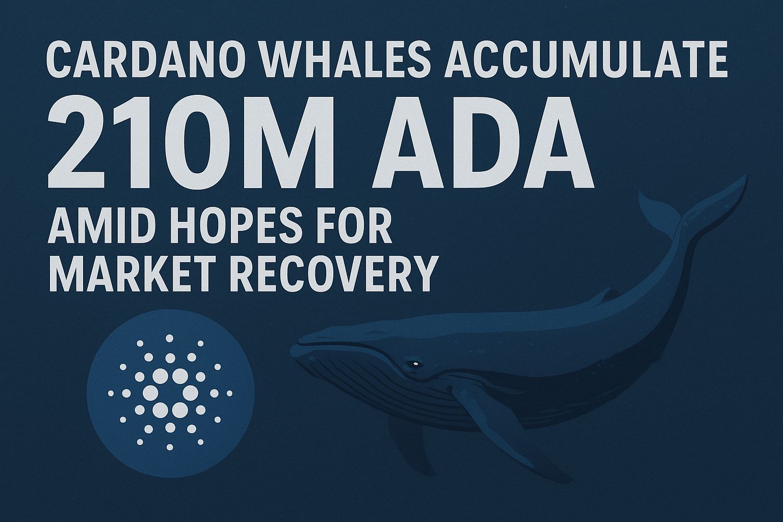Cardano Whales Accumulate 210M ADA Amid Hopes for Market Recovery