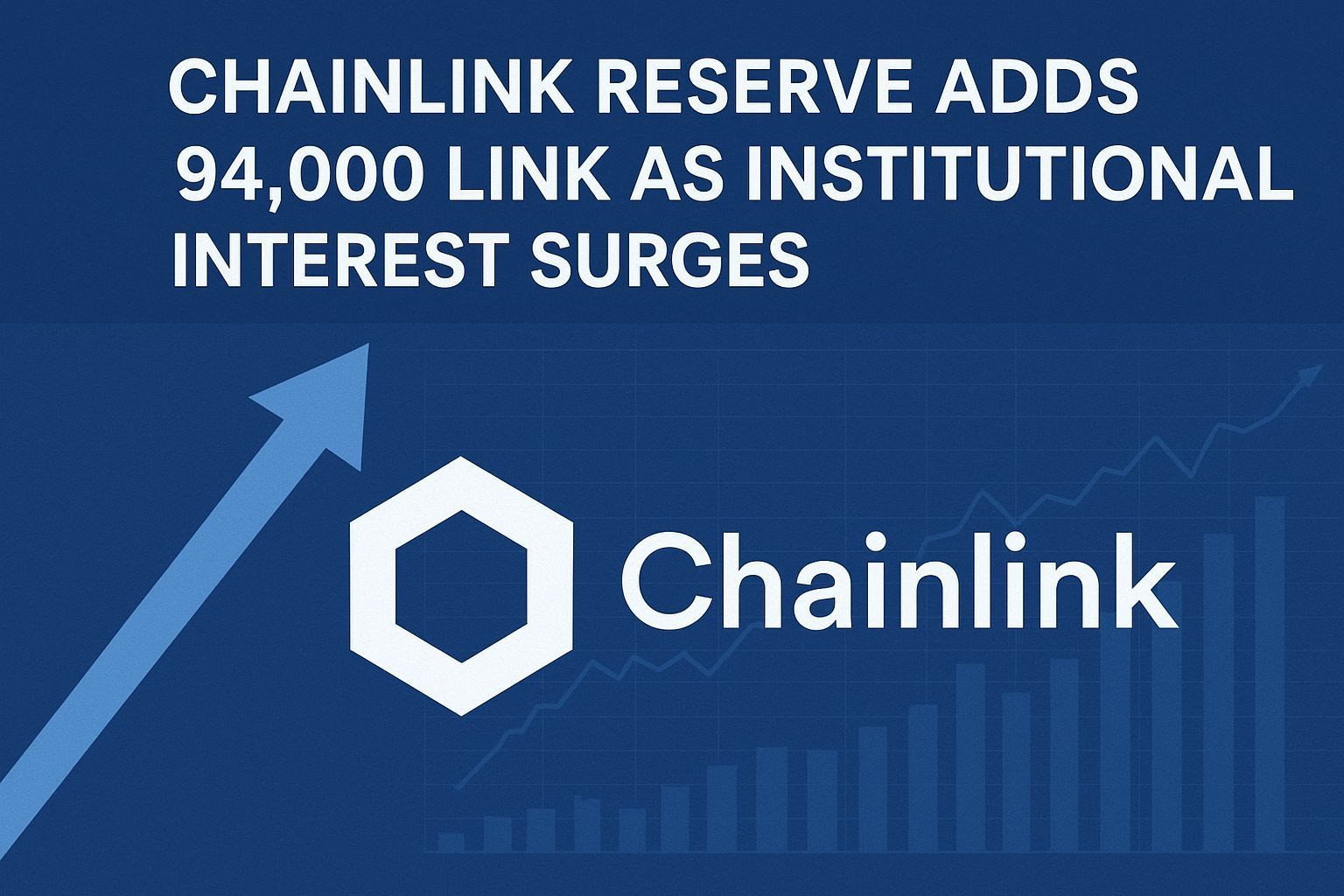 Chainlink Reserve Adds 94,000 LINK as Institutional Interest Surges