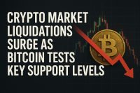 Crypto Market Liquidations Surge as Bitcoin Tests Key Support Levels