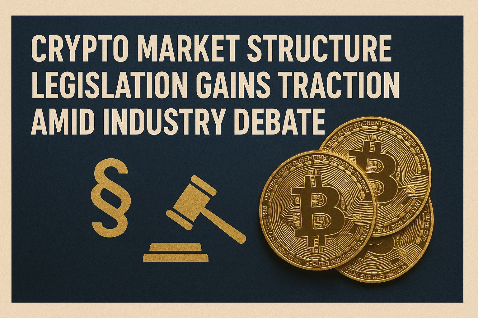 Crypto Market Structure Legislation Gains Traction Amid Industry Debate