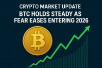 Crypto Market Update: BTC Holds Steady as Fear Eases Entering 2026