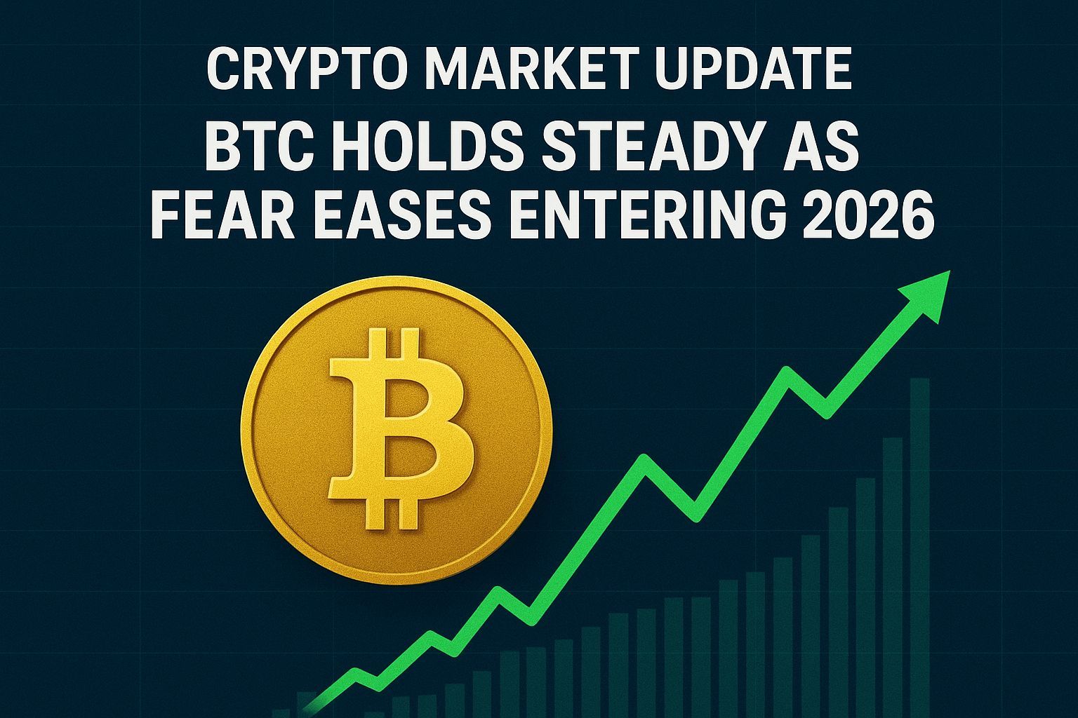 Crypto Market Update: BTC Holds Steady as Fear Eases Entering 2026
